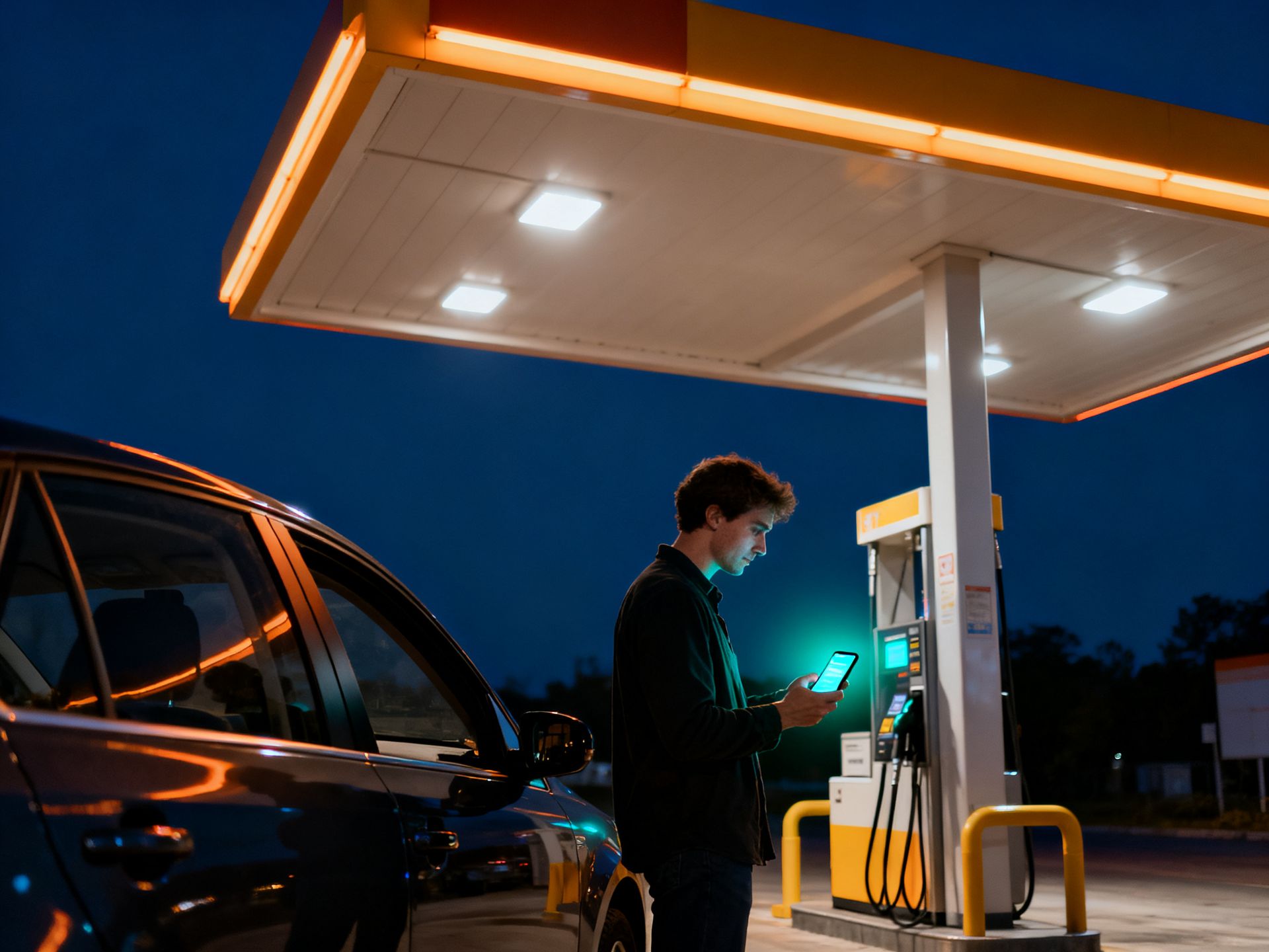 WeChat official-account system for gas station chains