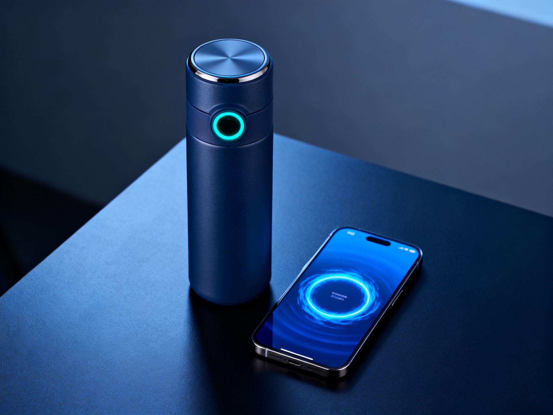 Lightweight smart water bottle app