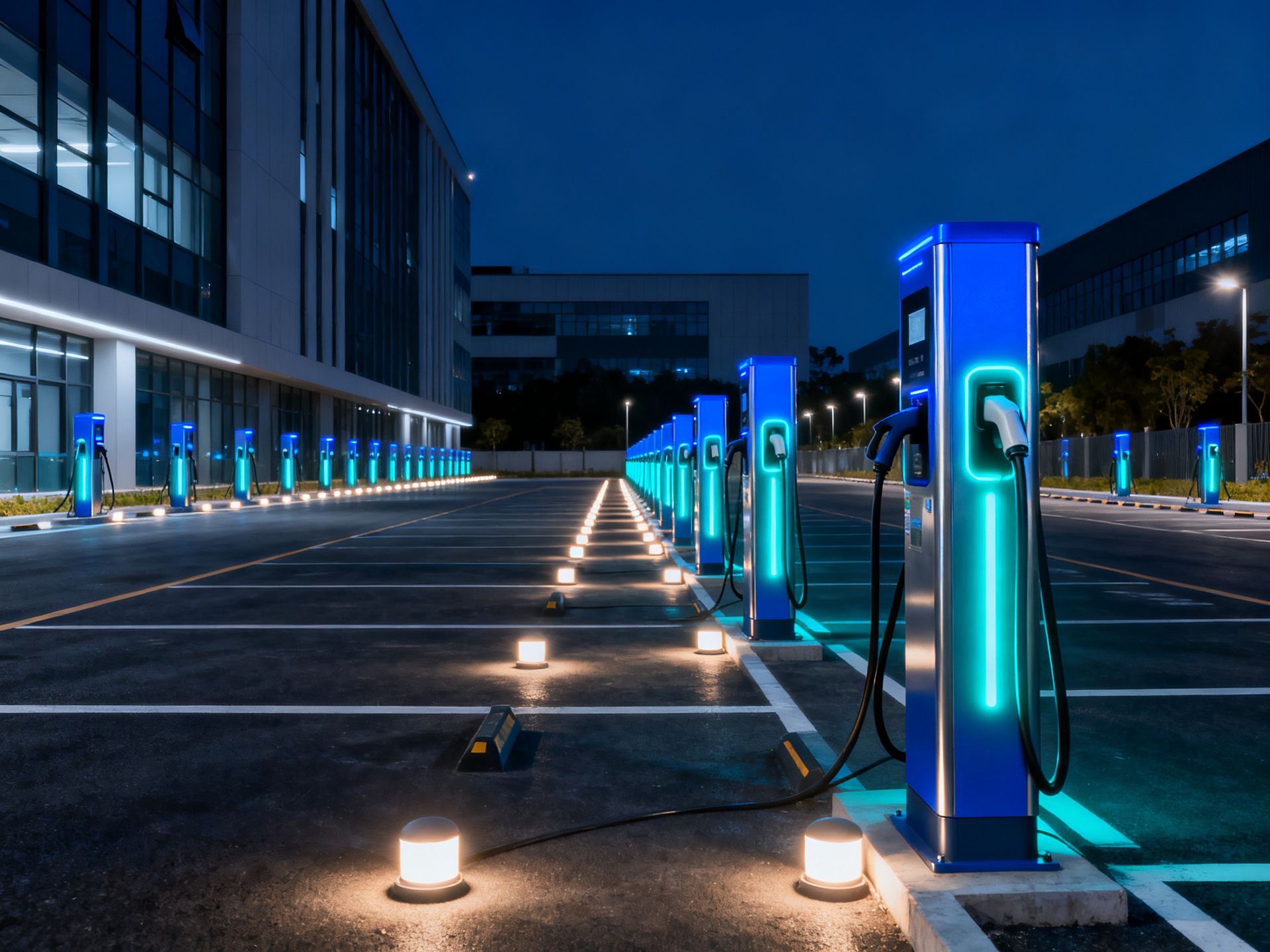 Demo case: industrial-park charging network