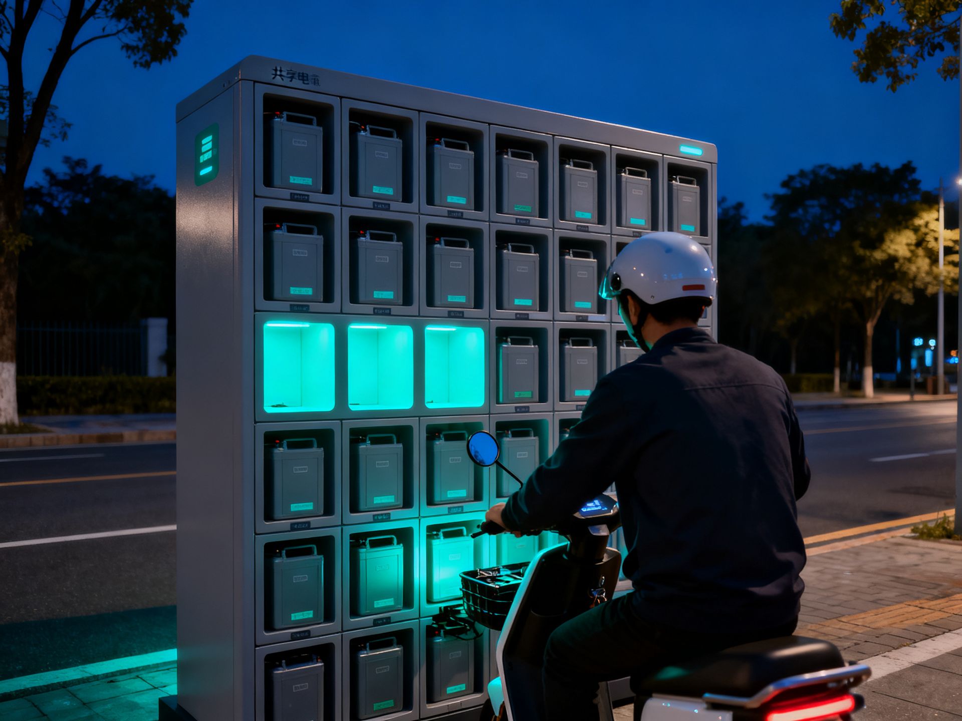Demo case: e-bike battery swap cabinets