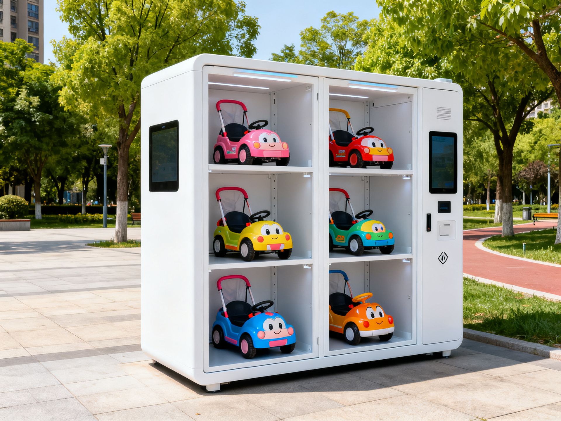 IoT case: shared strollers for scenic areas