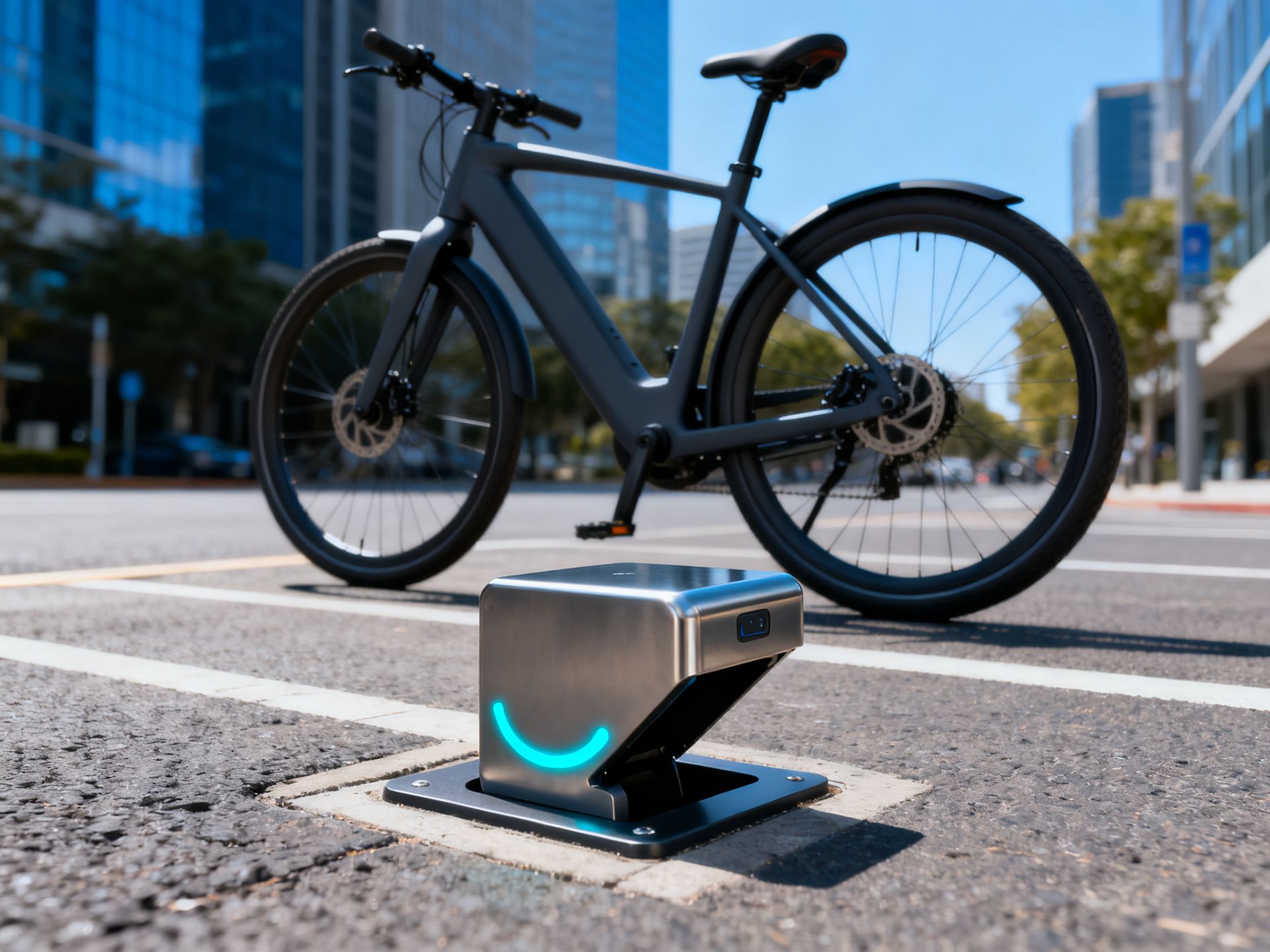 IoT case: shared ground locks for e-bikes